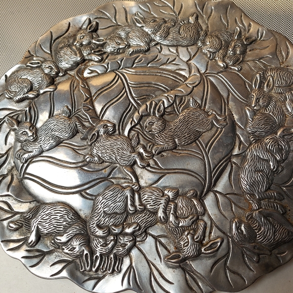 Arthur Court rabbits trivet or hang on wall - Picture 1 of 3